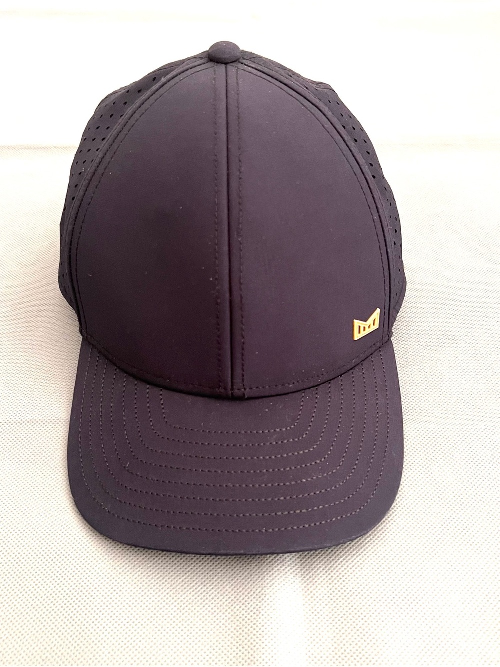 Melin A-GAME Classic Size Hydro Performance Snap Back Adjustable Hat Black